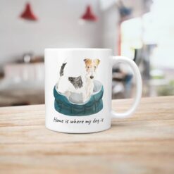 Home is where my dog is Wire Haired Fox Terrier dog mug (Illustrated collection) 15 Home is where my dog is Wire Haired Fox Terrier dog mug (Illustrated collection) - Image 5