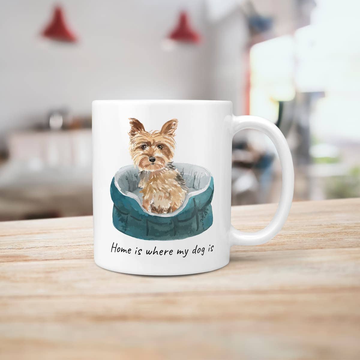 Home is where my dog is Yorkshire Terrier dog mug (Illustrated collection) 7 Home is where my dog is Yorkshire Terrier dog mug (Illustrated collection) - Image 5