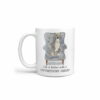 Life is better with a American Staffordshire terrier grey dog mug (Illustrated collection) 1 Life is better with American Staffordshire terrier grey Designs handle left White