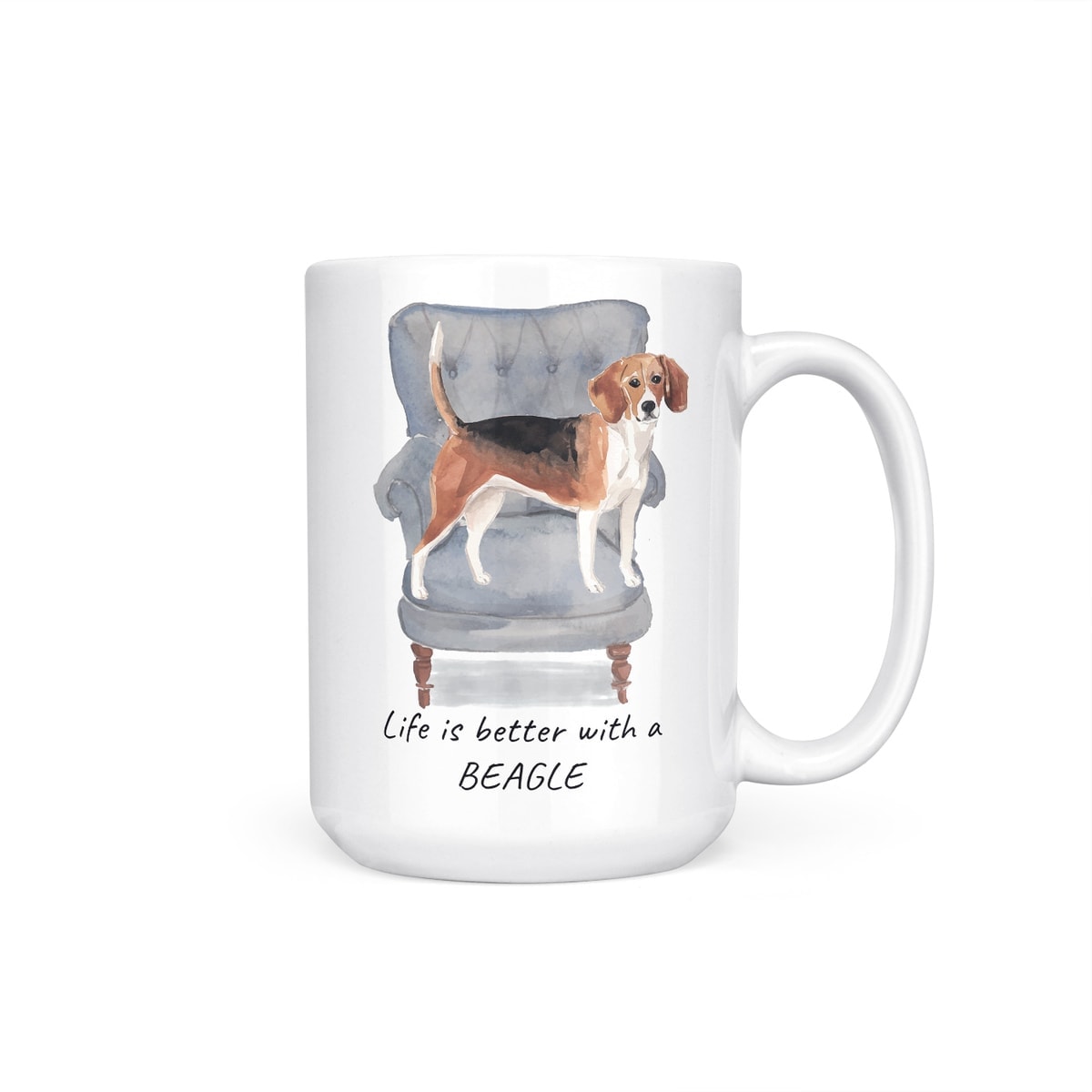 Life is better with a Beagle dog mug (Illustrated collection) 10 Life is better with a Beagle dog mug (Illustrated collection) - Image 9