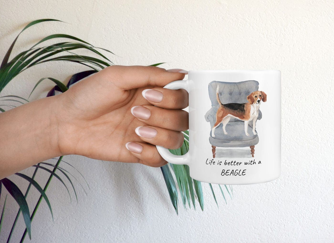 Life is better with a Beagle dog mug (Illustrated collection) 8 Life is better with a Beagle dog mug (Illustrated collection) - Image 7
