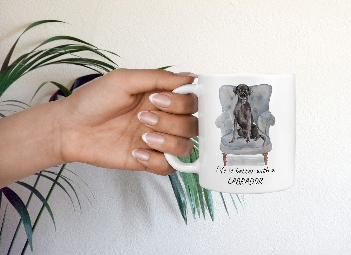 Life is better with a Black Lab dog mug (Illustrated collection) 9 Life is better with a Black Lab dog mug (Illustrated collection) - Image 7