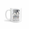 Life is better with a Black&white French bulldog dog mug (Illustrated collection) 1 Life is better with Blackwhite French bulldog Designs handle left White