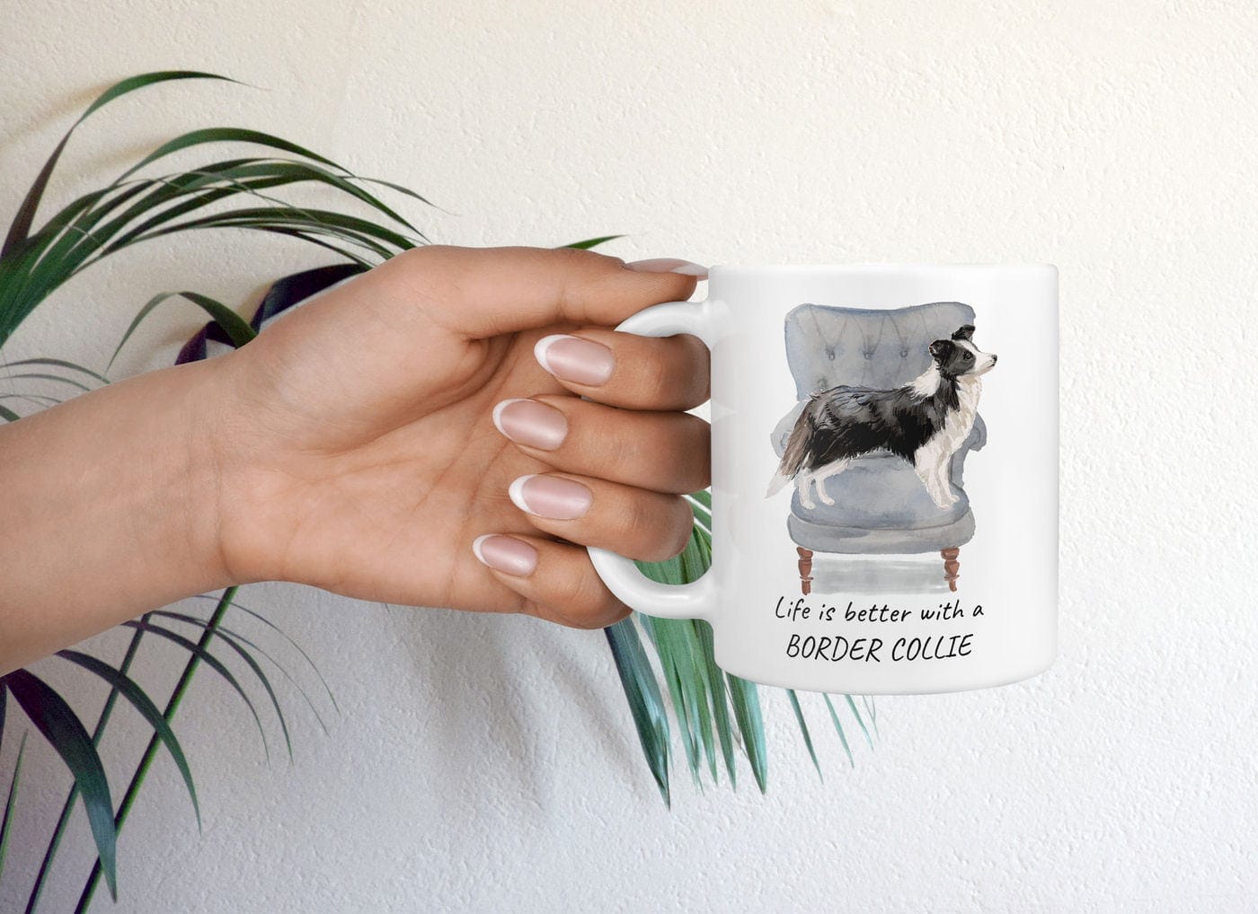 Life is better with a Border Collie dog mug (Illustrated collection) 8 Life is better with a Border Collie dog mug (Illustrated collection) - Image 7