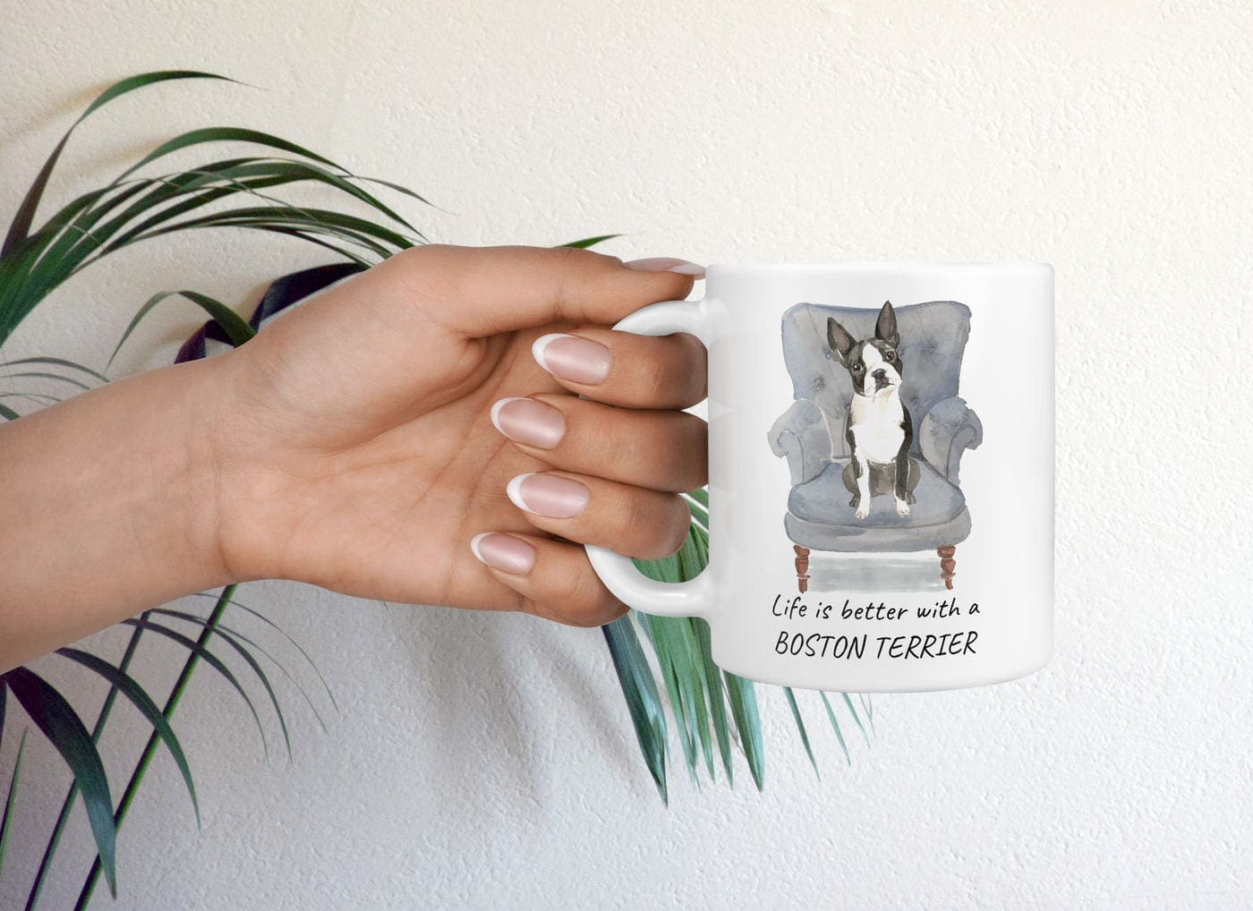 Life is better with a Boston Terrier dog mug (Illustrated collection) 8 Life is better with a Boston Terrier dog mug (Illustrated collection) - Image 7