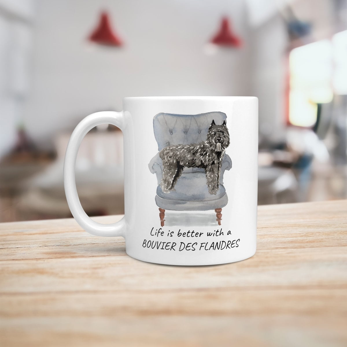 Life is better with a Bouvier des Flandres dog mug (Illustrated collection) 7 Life is better with a Bouvier des Flandres dog mug (Illustrated collection) - Image 6
