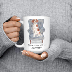 Life is better with Brittany 15oz jumper front