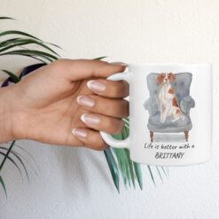 Life is better with Brittany Designs hand holding plant