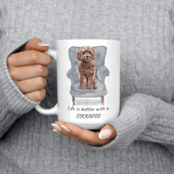 Life is better with Brown Cockapoo 15oz jumper front