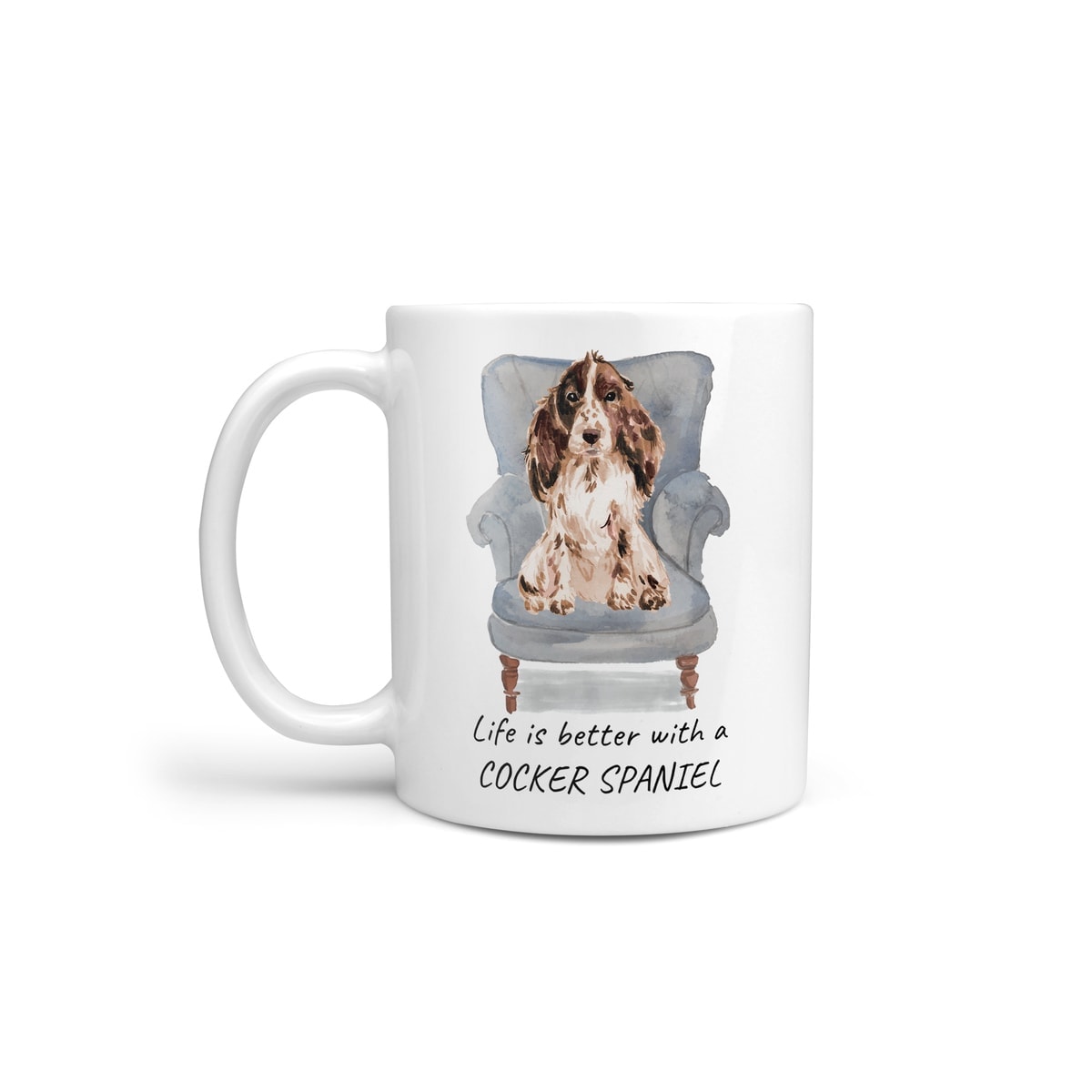 Life is better with a Brown Cocker Spaniel dog mug (Illustrated collection) 3 Life is better with a Brown Cocker Spaniel dog mug (Illustrated collection)