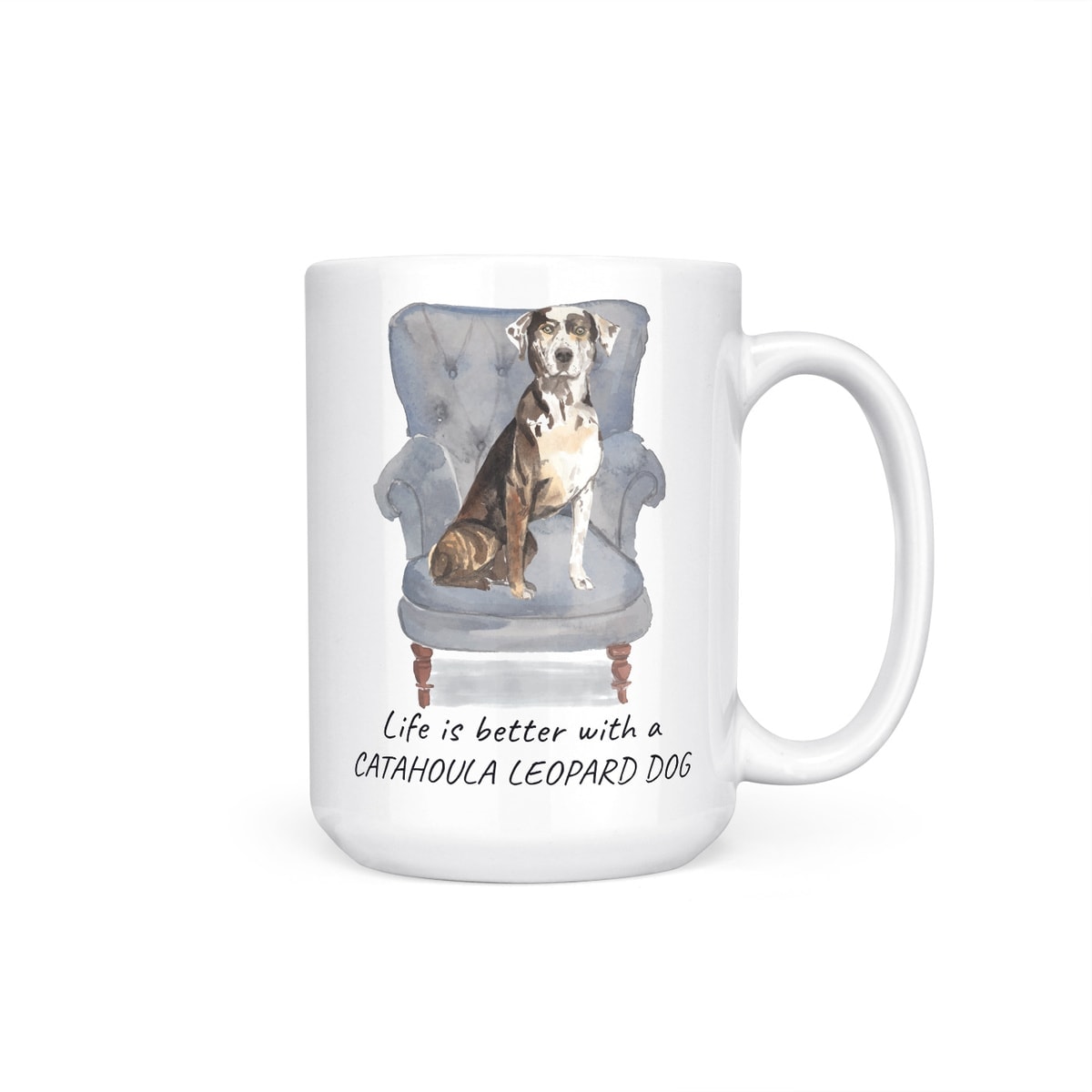 Life is better with a Catahoula Leopard Dog dog mug (Illustrated collection) 10 Life is better with a Catahoula Leopard Dog dog mug (Illustrated collection) - Image 9