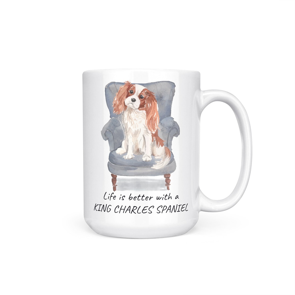 Life is better with a Cavalier King Charles Spaniel dog mug (Illustrated collection) 10 Life is better with a Cavalier King Charles Spaniel dog mug (Illustrated collection) - Image 9