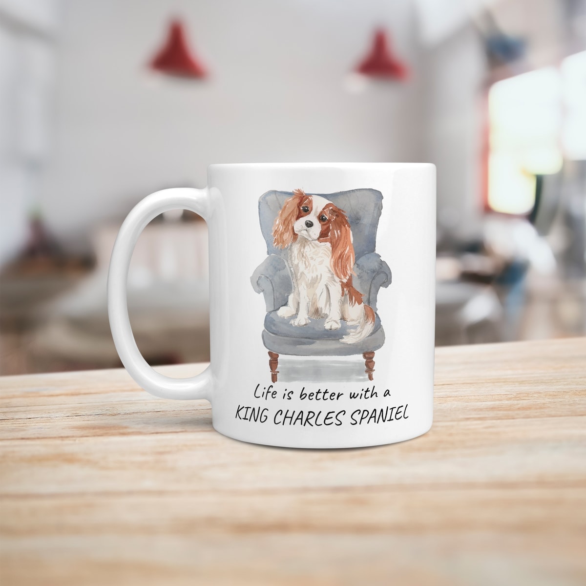 Life is better with a Cavalier King Charles Spaniel dog mug (Illustrated collection) 7 Life is better with a Cavalier King Charles Spaniel dog mug (Illustrated collection) - Image 6