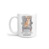 Life is better with a Chihuahua dog mug (Illustrated collection) 2 Life is better with Chihuahua Designs handle left White
