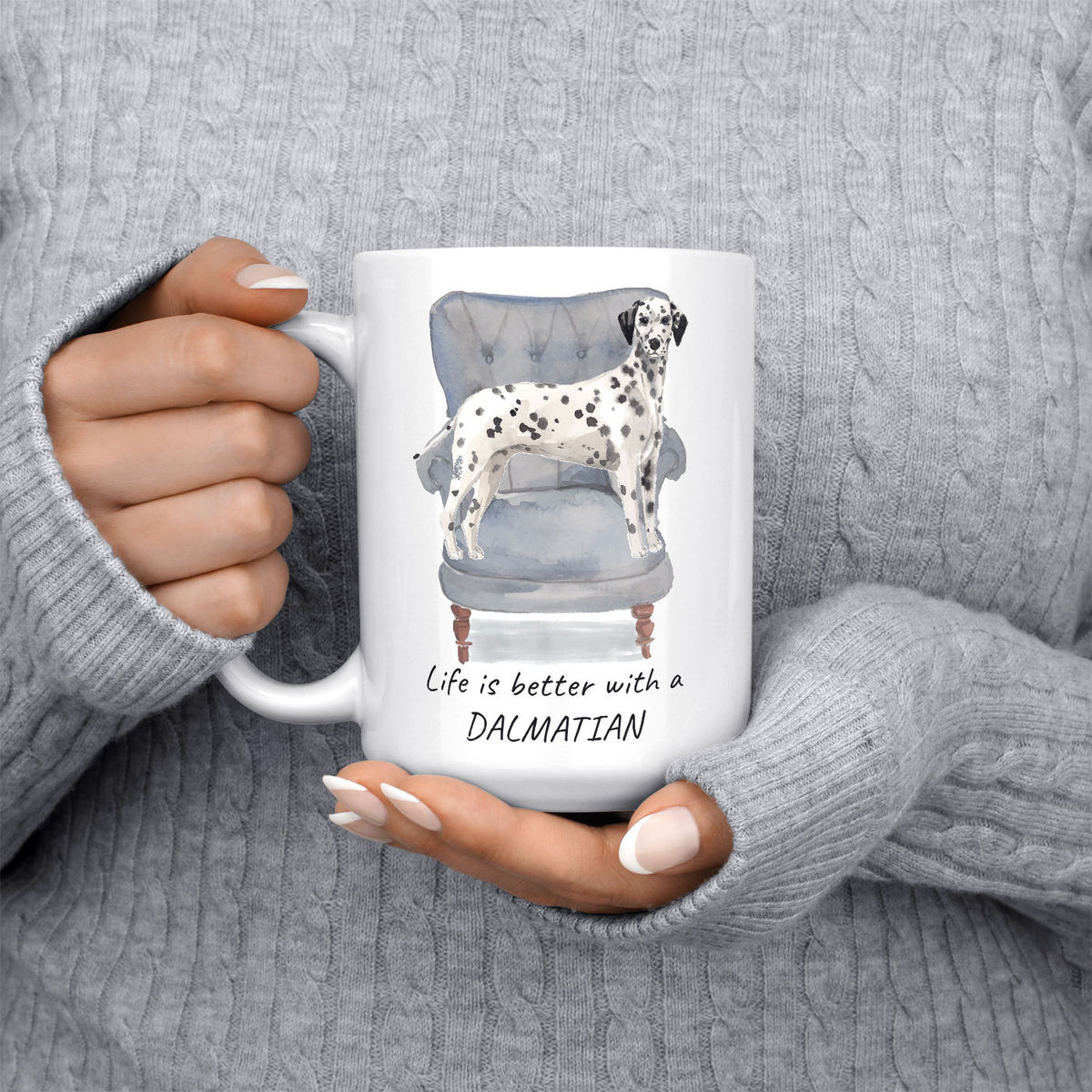 Life is better with a Dalmatian dog mug (Illustrated collection) 5 Life is better with a Dalmatian dog mug (Illustrated collection) - Image 4