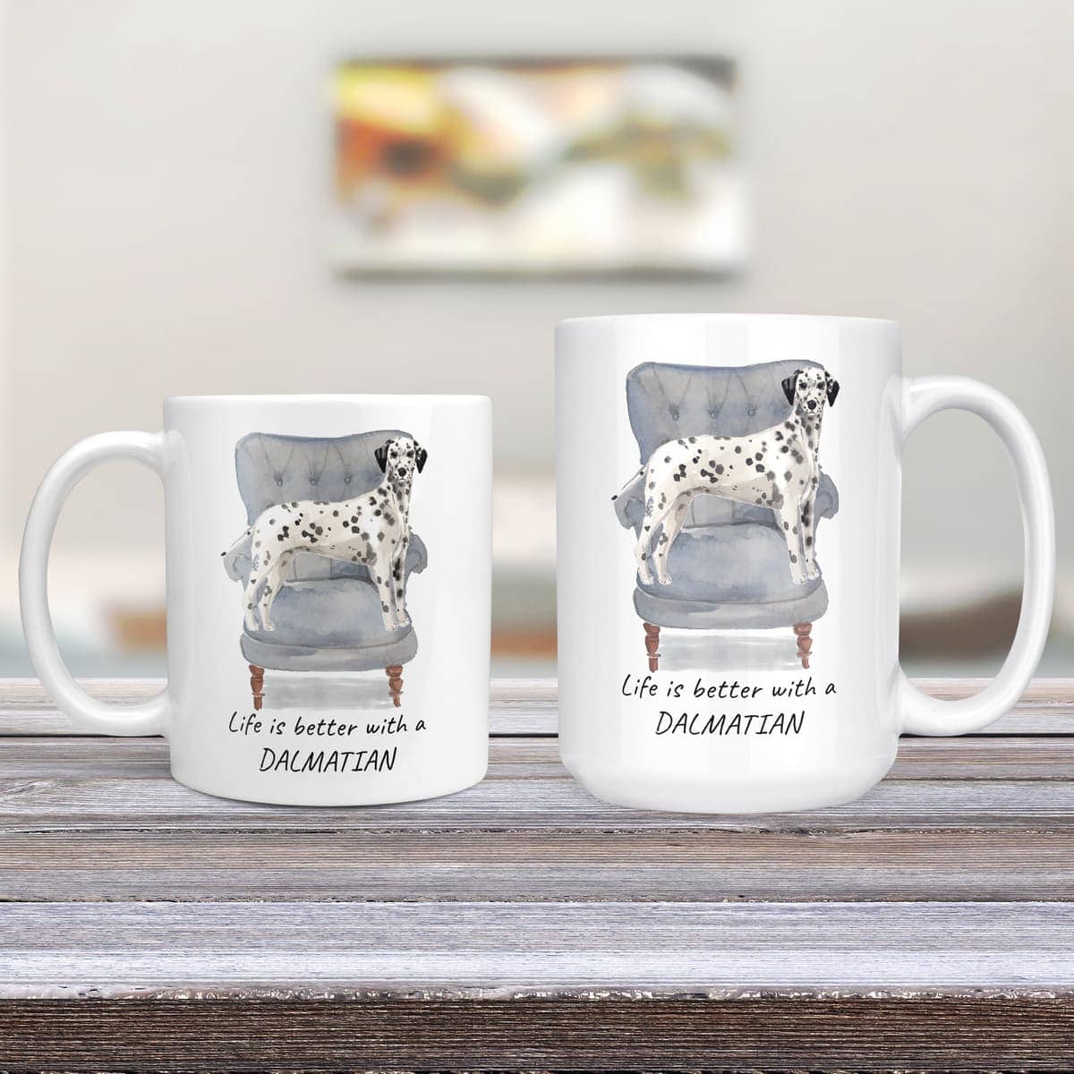 Life is better with a Dalmatian dog mug (Illustrated collection) 4 Life is better with a Dalmatian dog mug (Illustrated collection) - Image 3