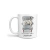 Life is better with Dalmatian Designs handle left White
