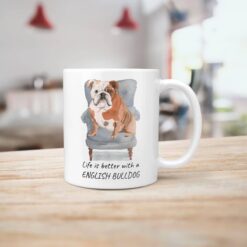 Life is better with English Bulldog Designs handle right kitchen