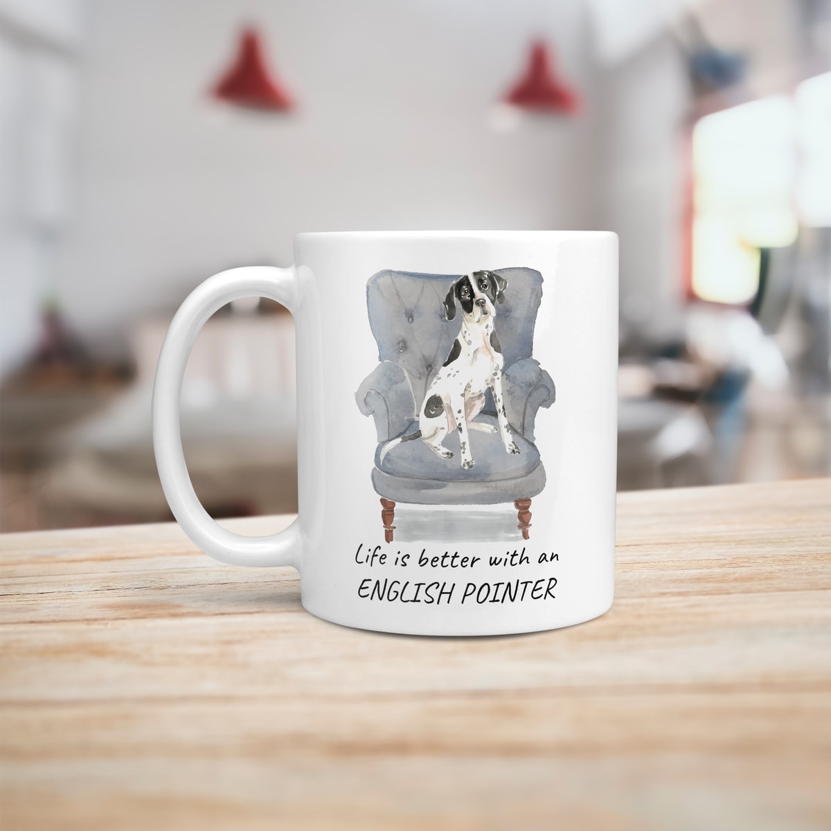 Life is better with a English Pointer dog mug (Illustrated collection) 7 Life is better with a English Pointer dog mug (Illustrated collection) - Image 6