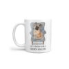 Life is better with a French Bulldog dog mug (Illustrated collection) 2 Life is better with French Bulldog Designs handle left White