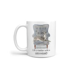 Life is better with a Italian greyhound dog mug (Illustrated collection)