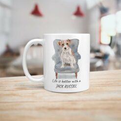 Life is better with Jack Russel Designs handle left kitchen