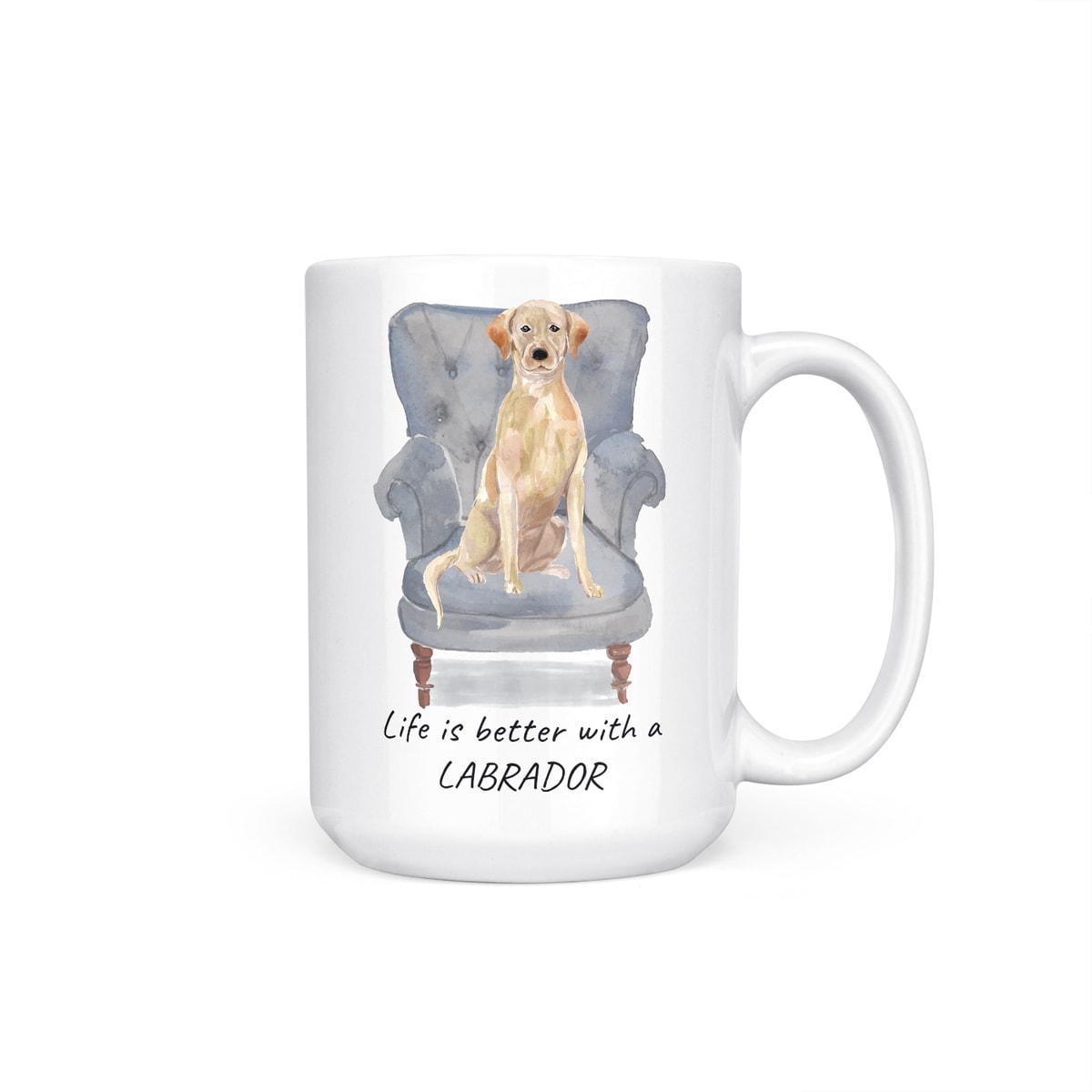 Life is better with a Labrador retriever dog mug (Illustrated collection) 10 Life is better with a Labrador retriever dog mug (Illustrated collection) - Image 9