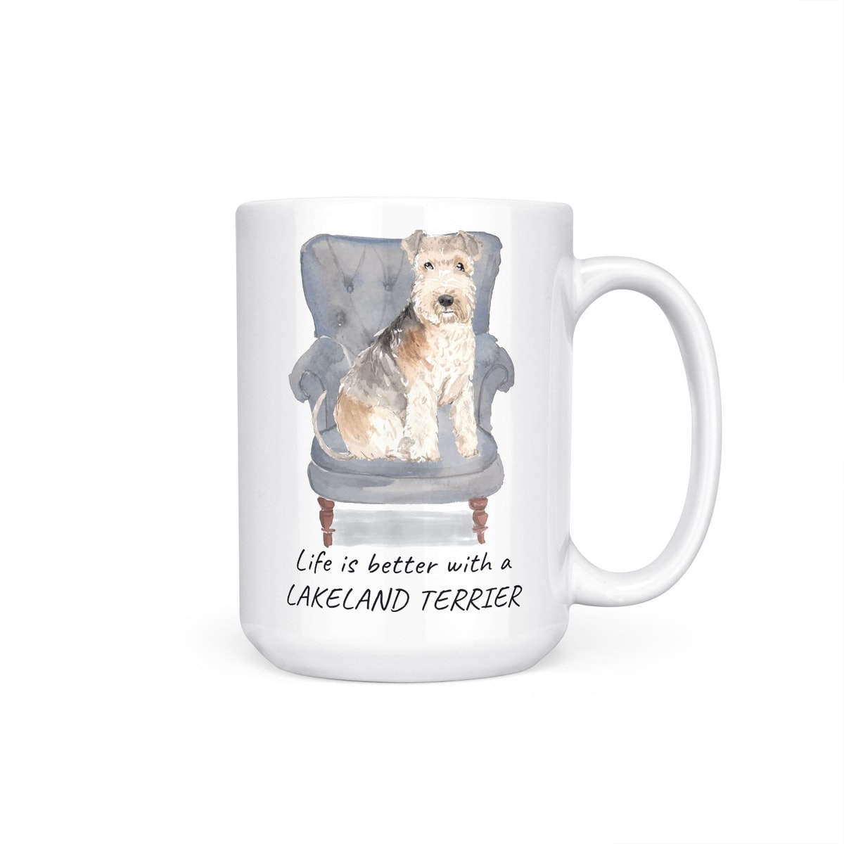 Life is better with a Lakeland Terrier dog mug (Illustrated collection) 10 Life is better with a Lakeland Terrier dog mug (Illustrated collection) - Image 9