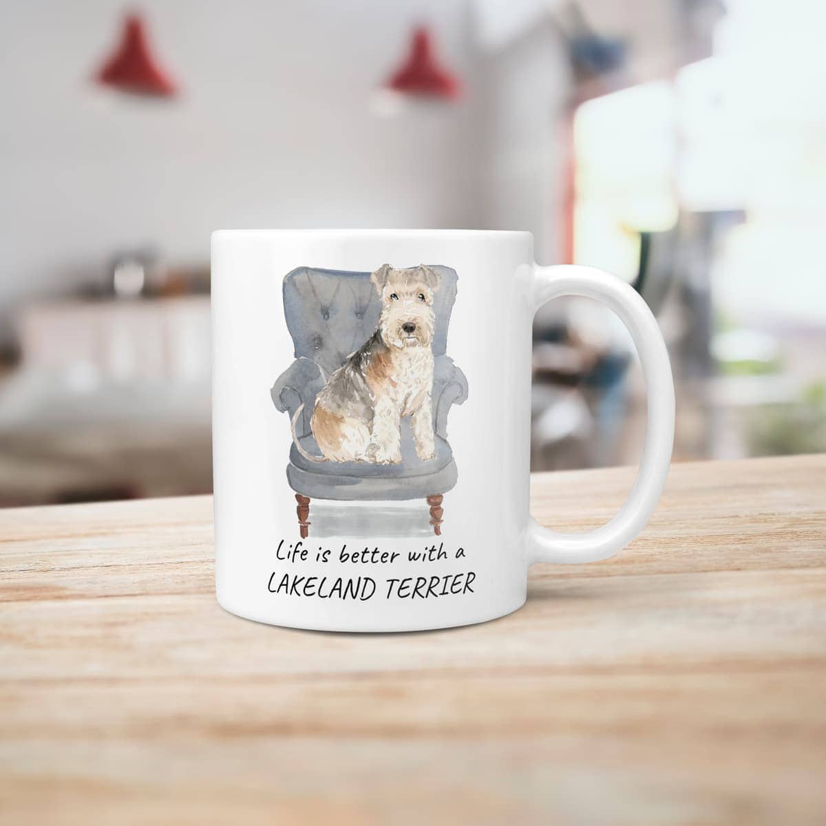 Life is better with a Lakeland Terrier dog mug (Illustrated collection) 6 Life is better with a Lakeland Terrier dog mug (Illustrated collection) - Image 5