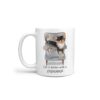 Life is better with a Long Haired Chihuahua dog mug (Illustrated collection) 2 Life is better with Long Haired Chihuahua Designs handle left White