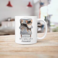 Life is better with Long Haired Chihuahua Designs handle right kitchen
