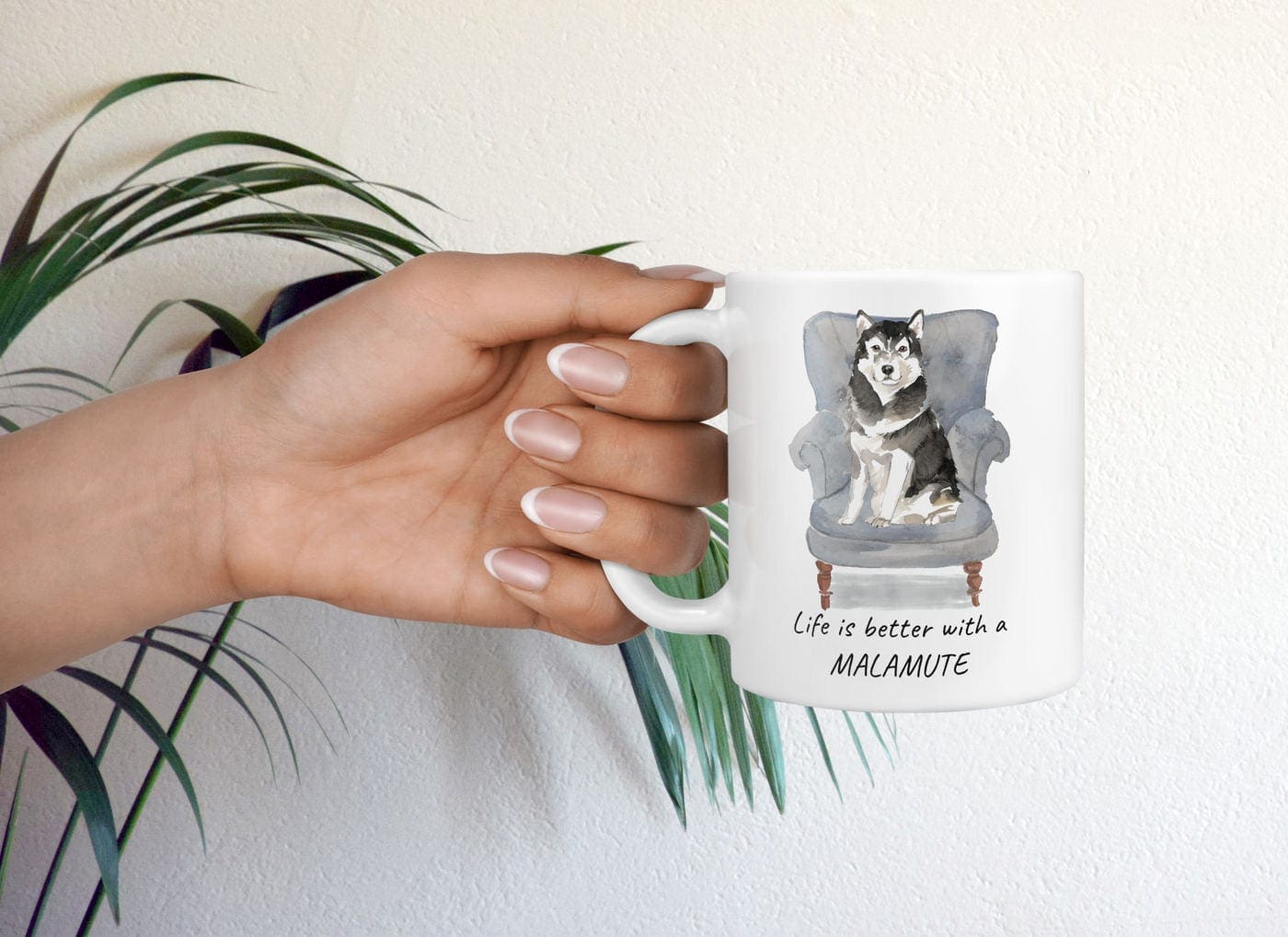 Life is better with a Malamute dog mug (Illustrated collection) 8 Life is better with a Malamute dog mug (Illustrated collection) - Image 7
