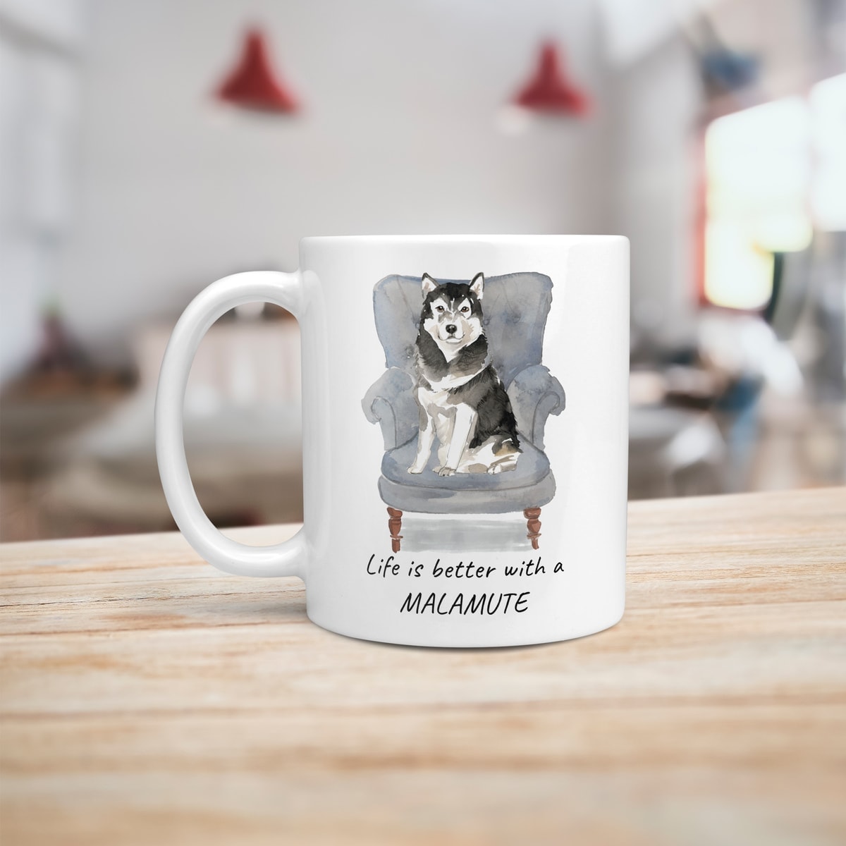 Life is better with a Malamute dog mug (Illustrated collection) 7 Life is better with a Malamute dog mug (Illustrated collection) - Image 6