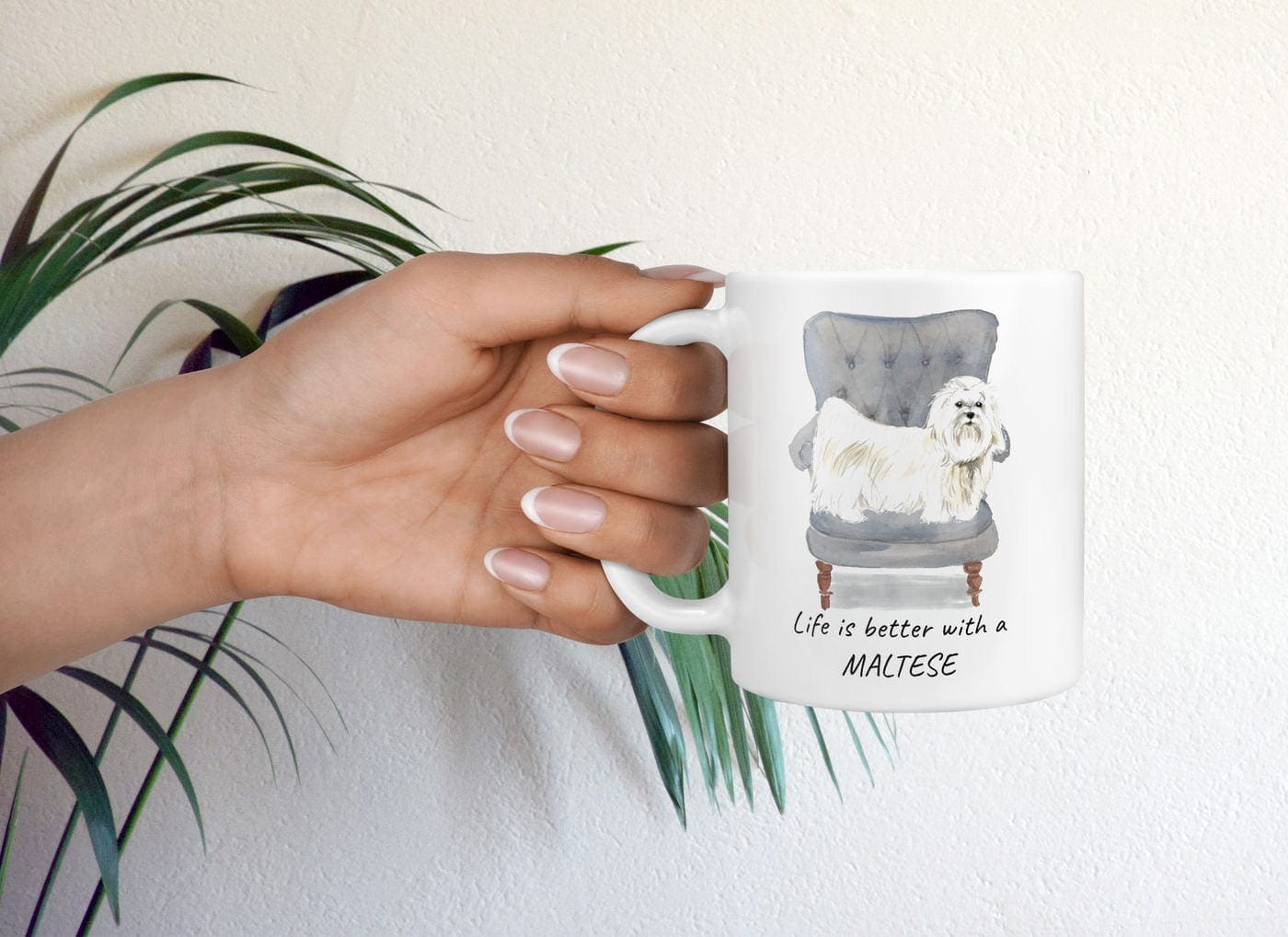 Life is better with a Maltese dog mug (Illustrated collection) 8 Life is better with a Maltese dog mug (Illustrated collection) - Image 7