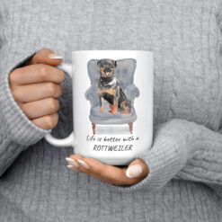 Life is better with Rottweiler 15oz jumper front