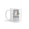 Life is better with Siberian Husky Designs handle left White