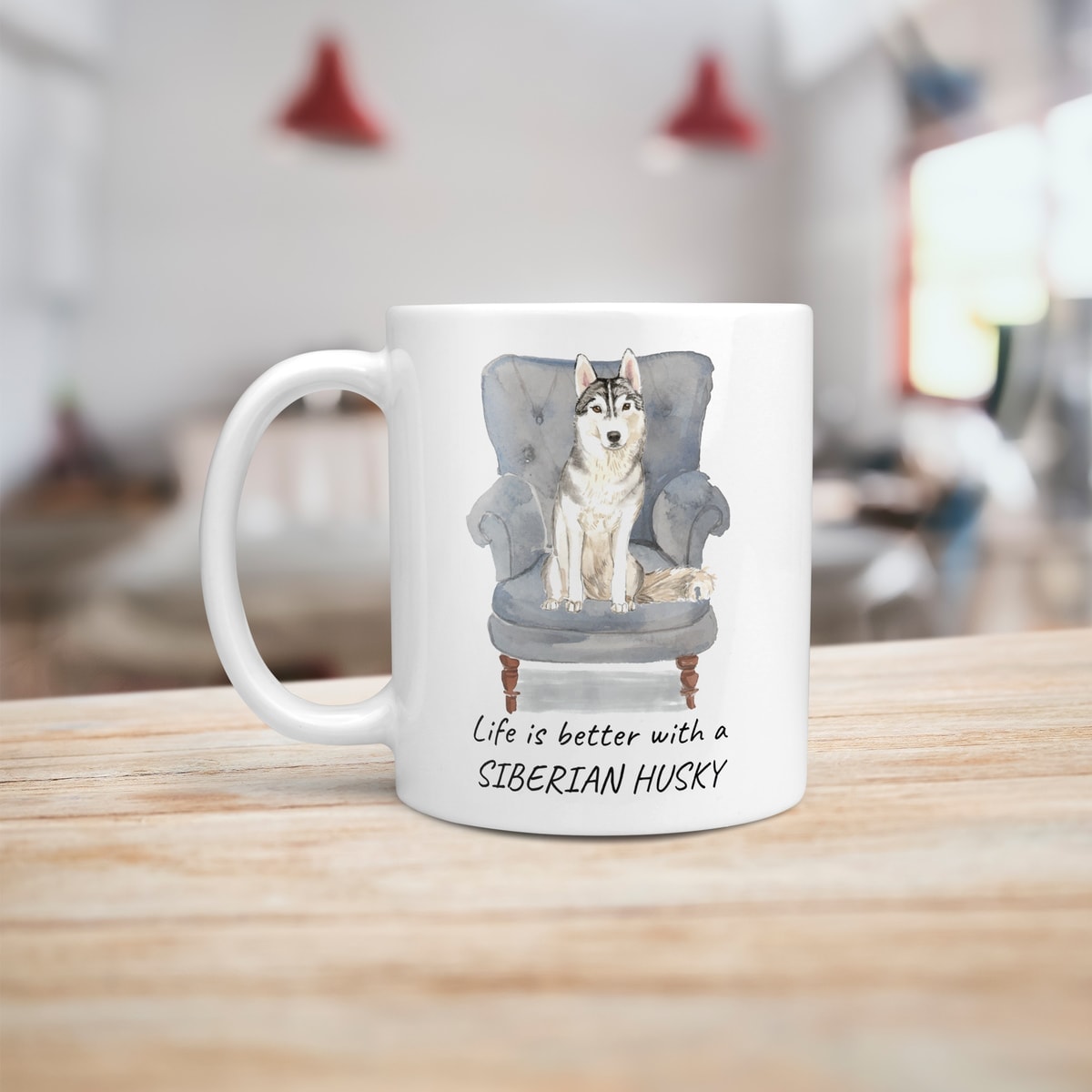 Life is better with a Siberian Husky dog mug (Illustrated collection) 7 Life is better with a Siberian Husky dog mug (Illustrated collection) - Image 6