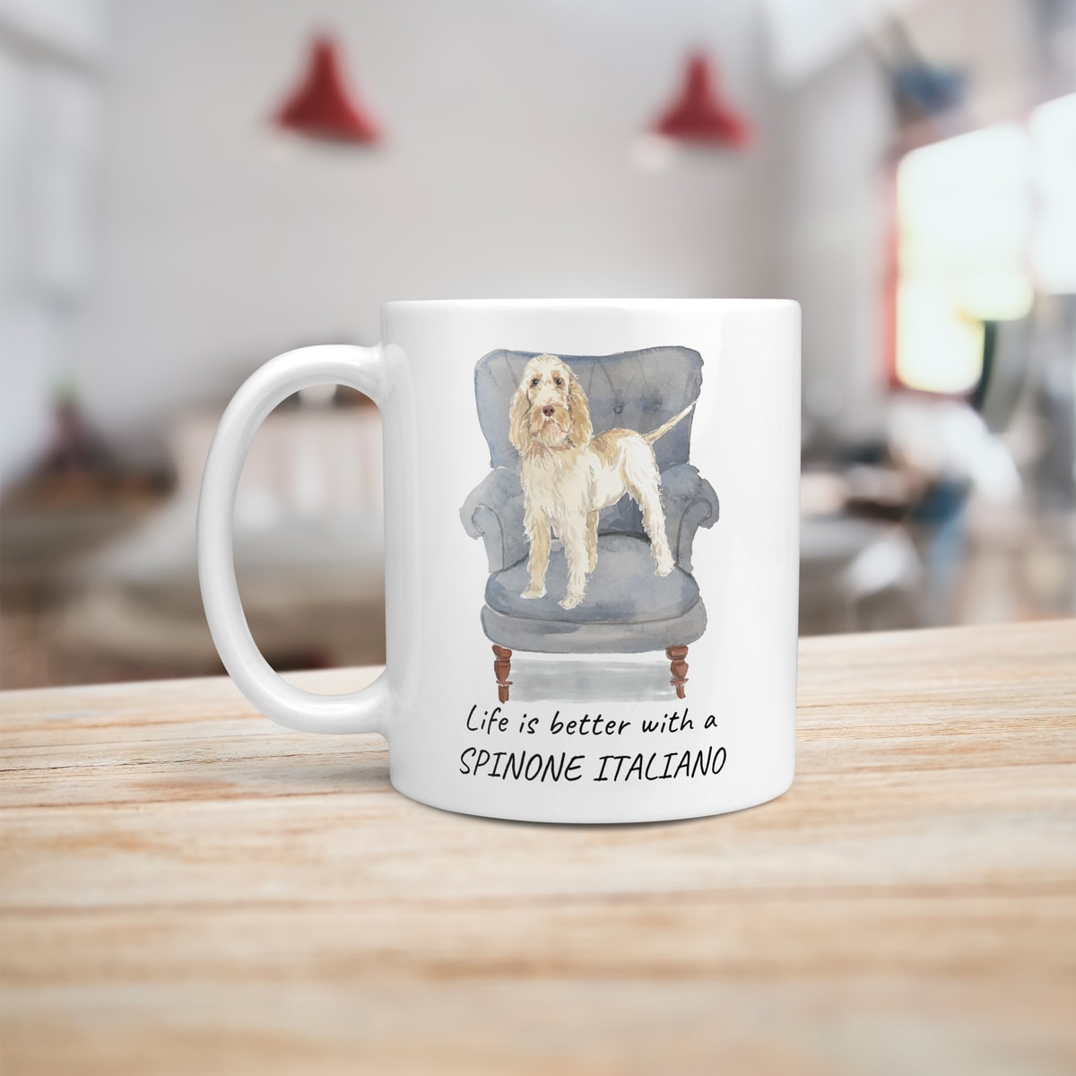Life is better with a Spinone Italiano dog mug (Illustrated collection) 7 Life is better with a Spinone Italiano dog mug (Illustrated collection) - Image 6