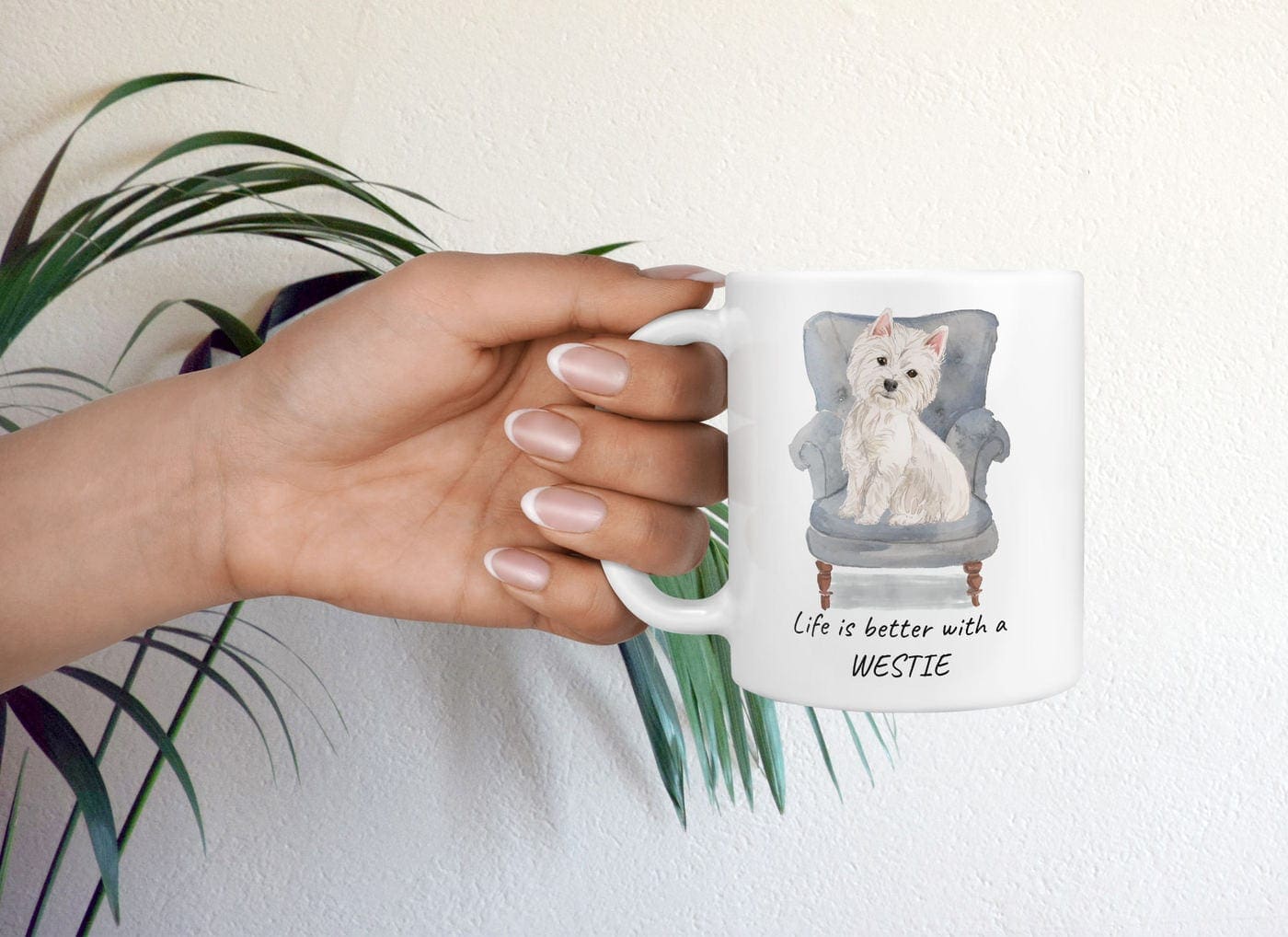 Life is better with a Westie dog mug (Illustrated collection) 8 Life is better with a Westie dog mug (Illustrated collection) - Image 7