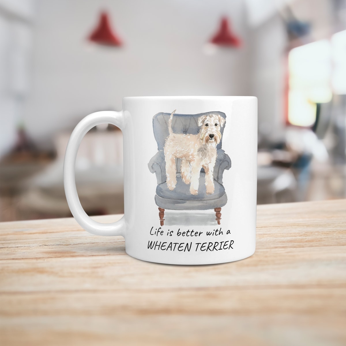 Life is better with a Wheaten Terrier dog mug (Illustrated collection) 7 Life is better with a Wheaten Terrier dog mug (Illustrated collection) - Image 6