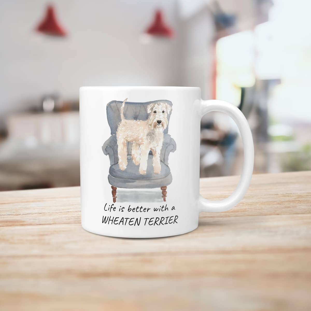 Life is better with a Wheaten Terrier dog mug (Illustrated collection) 6 Life is better with a Wheaten Terrier dog mug (Illustrated collection) - Image 5