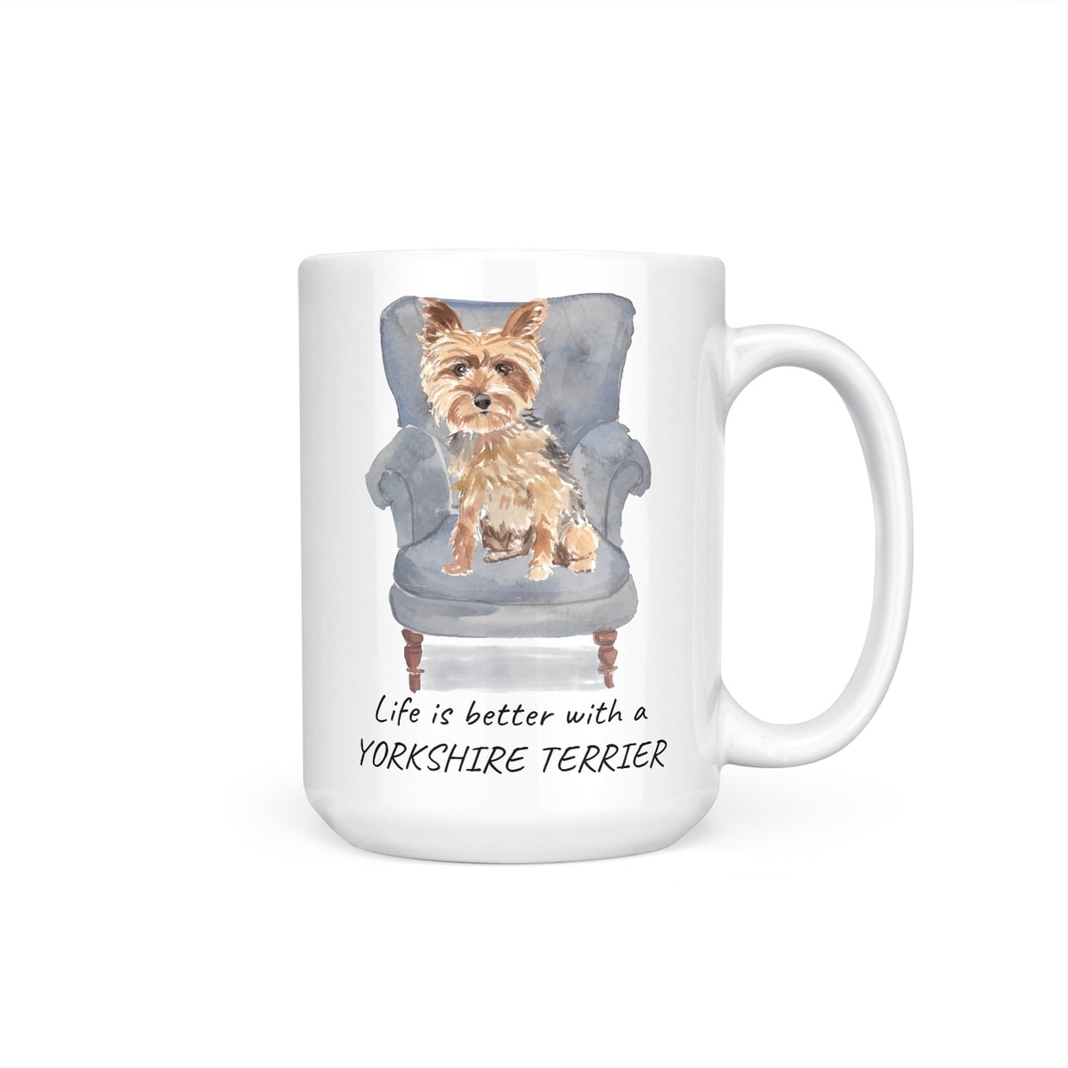 Life is better with a Yorkshire Terrier dog mug (Illustrated collection) 10 Life is better with a Yorkshire Terrier dog mug (Illustrated collection) - Image 9