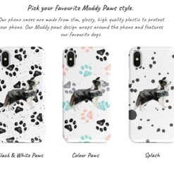 Adventure dogs muddy border collie bw paws front view transparent variations