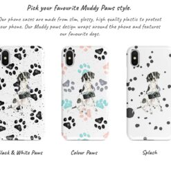 Adventure dogs muddy english pointer bw paws front view transparent variations