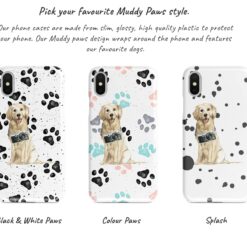 Adventure dogs muddy golden retriever bw paws front view transparent variations