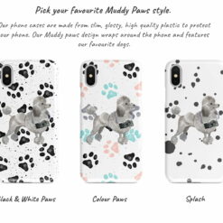 Adventure dogs muddy grey poodle bw paws front view transparent variations