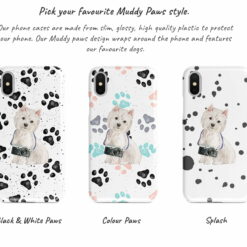 Adventure dogs muddy westie bw paws front view transparent variations
