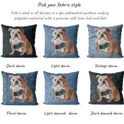 Adventure is out there cushion English Bulldog variations