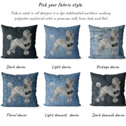 Adventure is out there cushion Grey Poodle variations