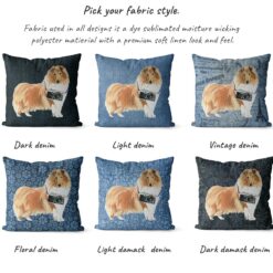 Adventure is out there cushion Rough Collie variations